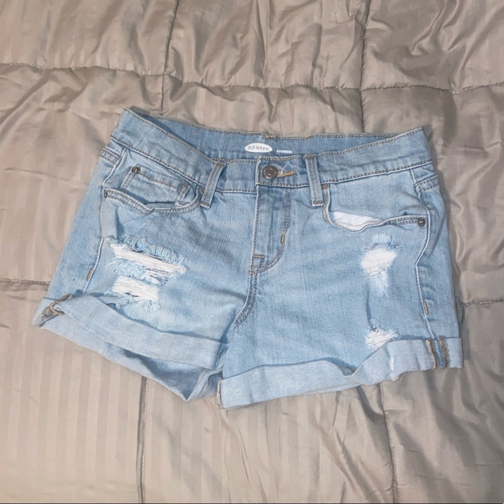 Old Navy boyfriend Jean shorts Size: 0